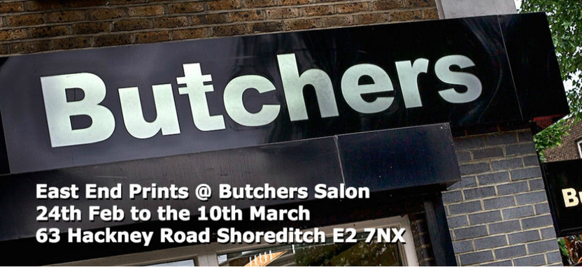 POP UP AT BUTCHERS SALON - 63 Hackney Rd, Shoreditch
