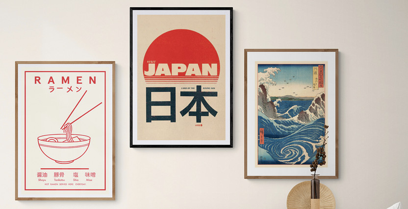 Around the World With Love - Japanese Inspired Art Prints