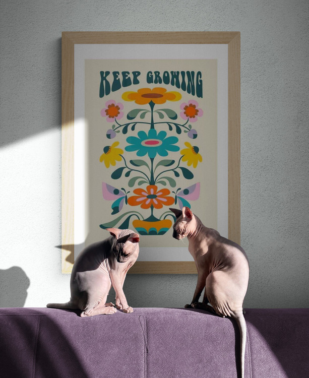 Motivational Typography Prints: Positive Statements that Boost Wellbeing 