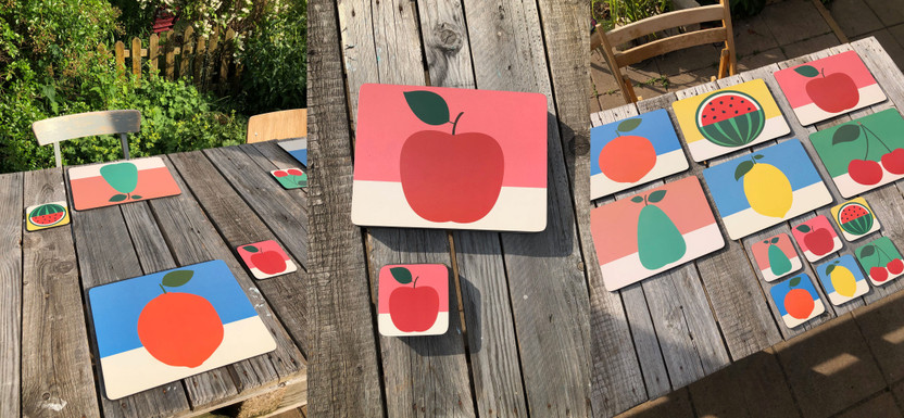 Rosi Feist's Amazing Fruity Placemats for John Lewis