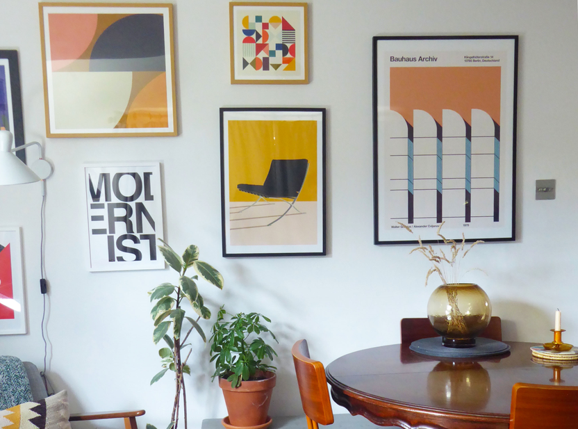 Ways to decorate with retro wall art