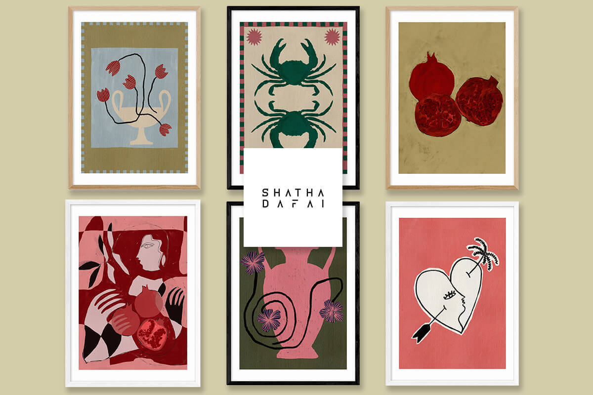 Introducing Shatha Dafai's Art Prints Collection