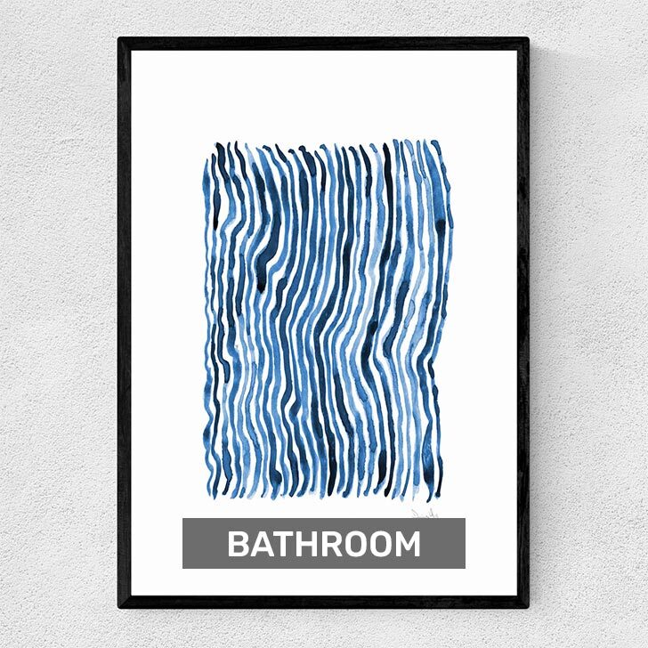 bathroom art prints
