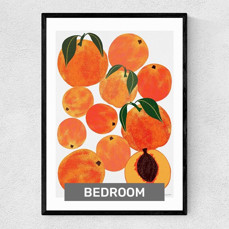 bedroom art prints