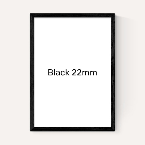 East End Prints Black Frame in Standard 22mm Width