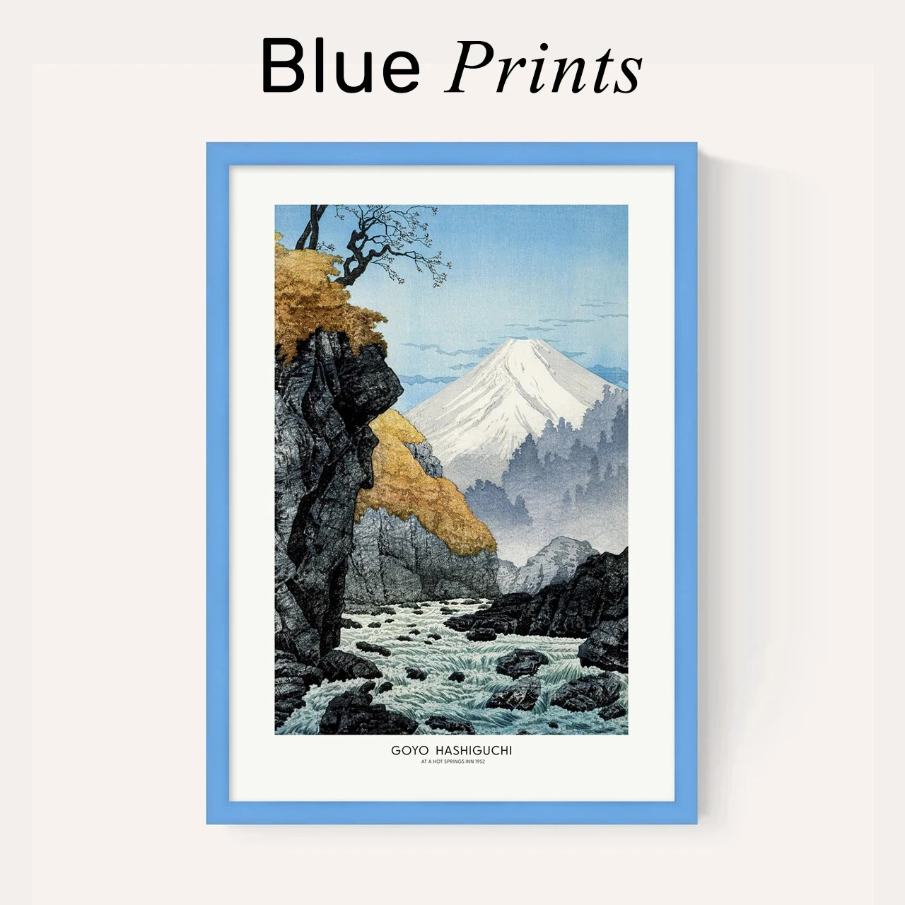 BLUE ART PRINTS