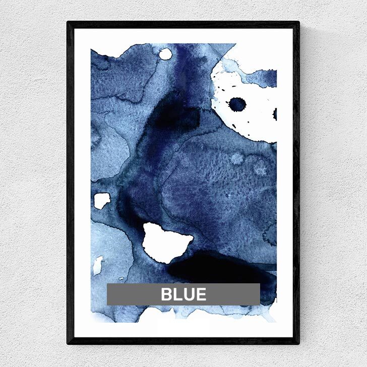BLUE ART PRINTS
