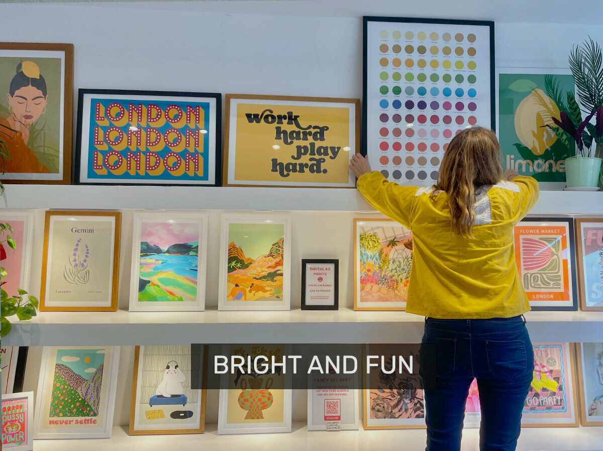 Bright and Fun Art prints category