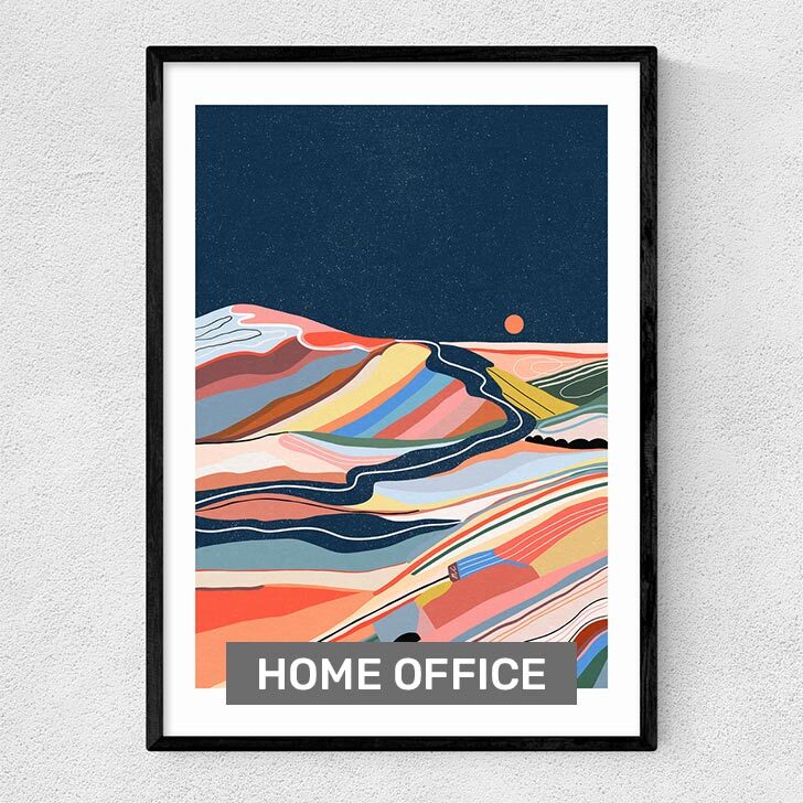 home office art prints