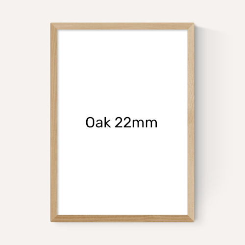 East End Prints Oak Frame in Standard 22mm Width