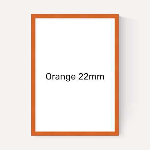 East End Prints Orange Frame in Standard 22mm Width