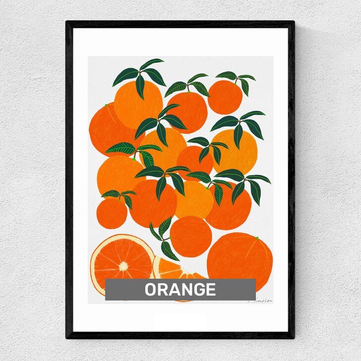 ORANGE ART PRINTS