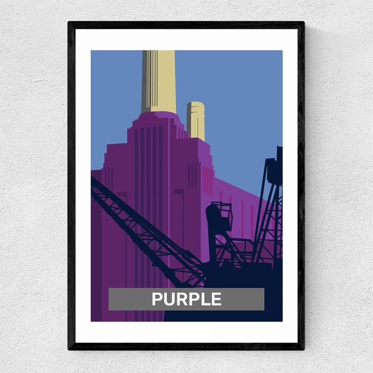 PURPLE ART PRINTS