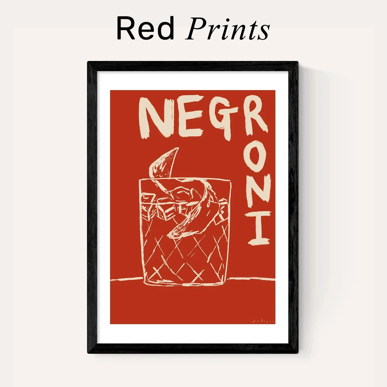 RED ART PRINTS