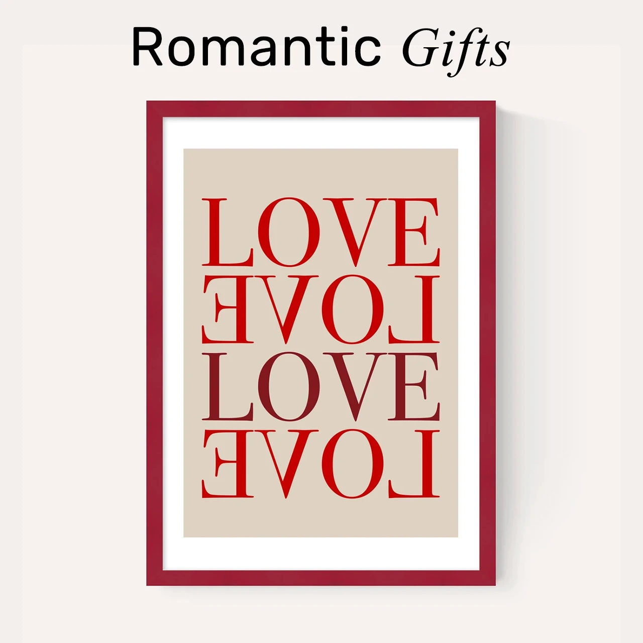 romantic art print gifts