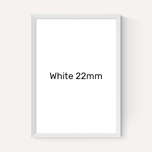 East End Prints White Frame in Standard 22mm Width