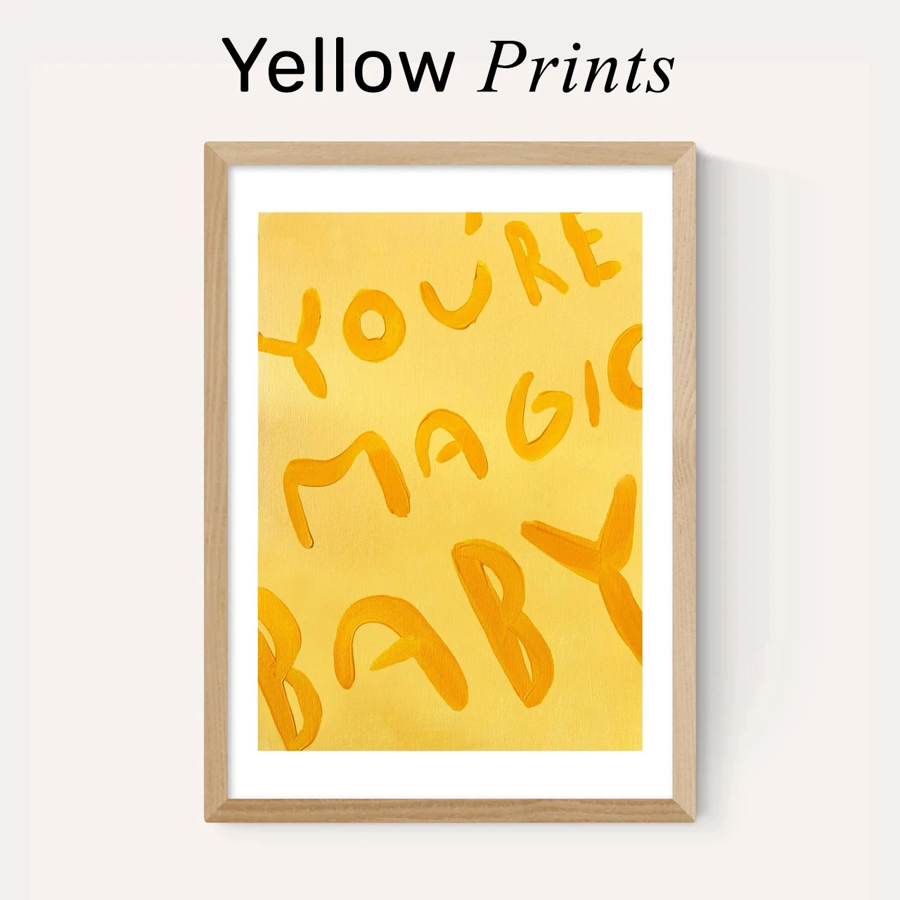 YELLOW ART PRINTS