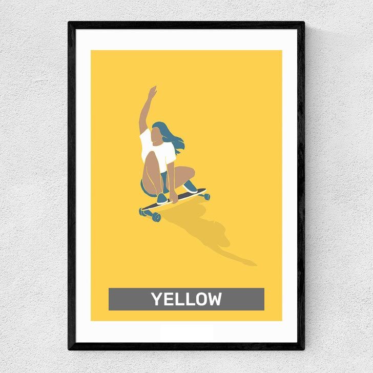 YELLOW ART PRINTS