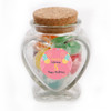 Pink Balloon Birthday Heart Glass Jar