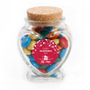 Hearts Valentine Glass Jar