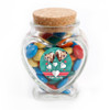 Hearts Valentine Glass Jar