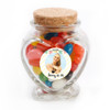 White Custom Photo Birthday Glass Jar