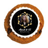 Black and Gold Custom Photo Printed Cookies