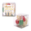 Golden Candles Birthday Sweet Cubes