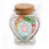 Blue and Pink Easter Eggs Glass Jar