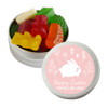 Pink Baby Easter Bunny Twist Tins