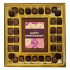 Rose Happy Anniversary Deluxe Chocolate Box