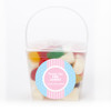 Blue and Pink Stripes Baby Shower Noodle Box