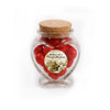 Peaceful Christmas Heart Glass Jar