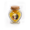 Love & Peace Christmas Heart Glass Jar