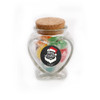 Merry Christmas Everyone Christmas Heart Glass Jar