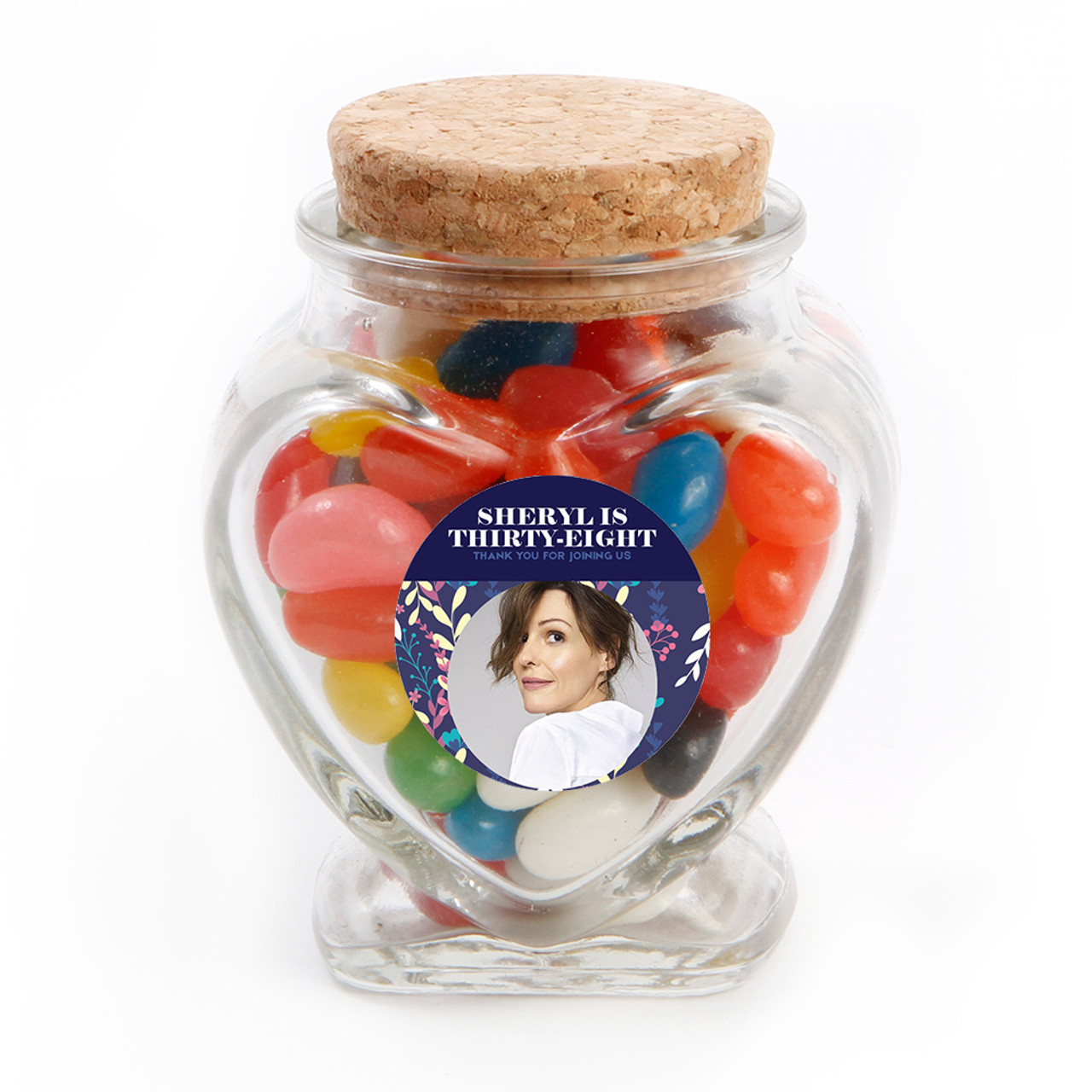 Heart Glass Jar