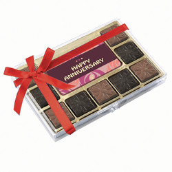 Rose Happy Anniversary Chocolate Indulgence Box 