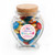 Pink Party Birthday Heart Glass Jar