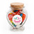 Love Birds Valentine Glass Jar