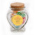 Yellow Text Anniversary Glass Jar