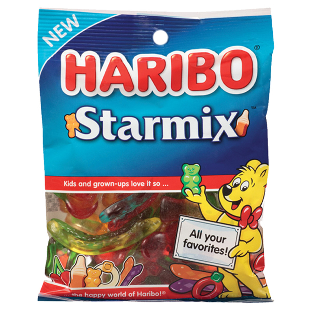 HARIBO Gummi Candy, Starmix, 5 oz. Bag (Pack of 12)