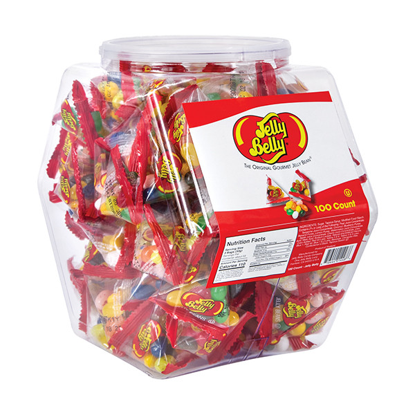 Jelly Belly Gourmet Jelly Beans 100ct Bulk Display Tub | Candy Corner