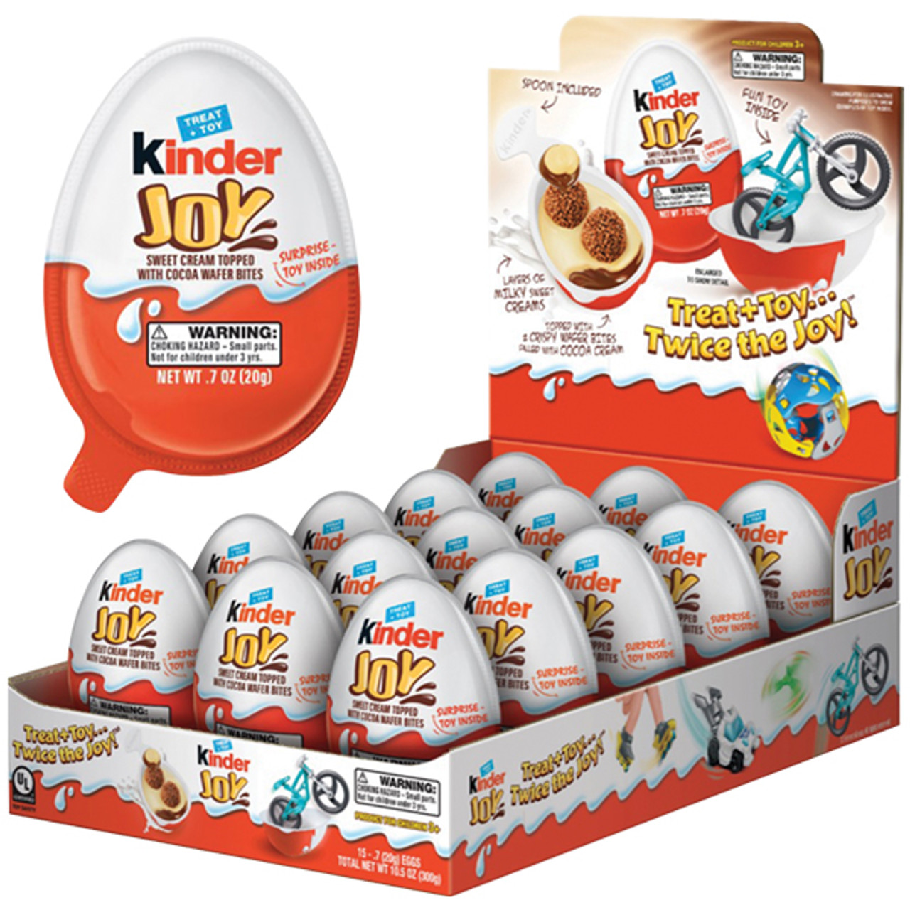 Kinder Joy Treat and Eggs - 15ct Display Box