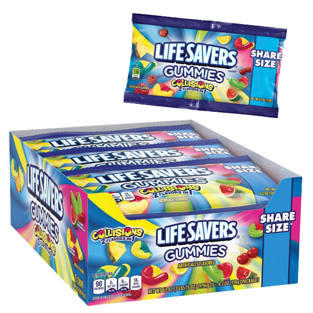 LifeSavers Gummies Share Size Collisions 15ct Display Box lifesavers-gummies-share-size-collisions-15ct-display-box