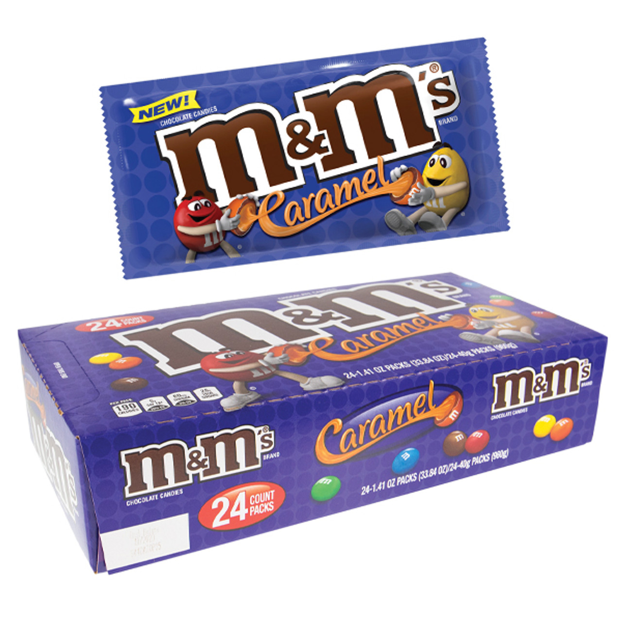 M&M's Peanut Butter Sharing Size - 24ct Bags