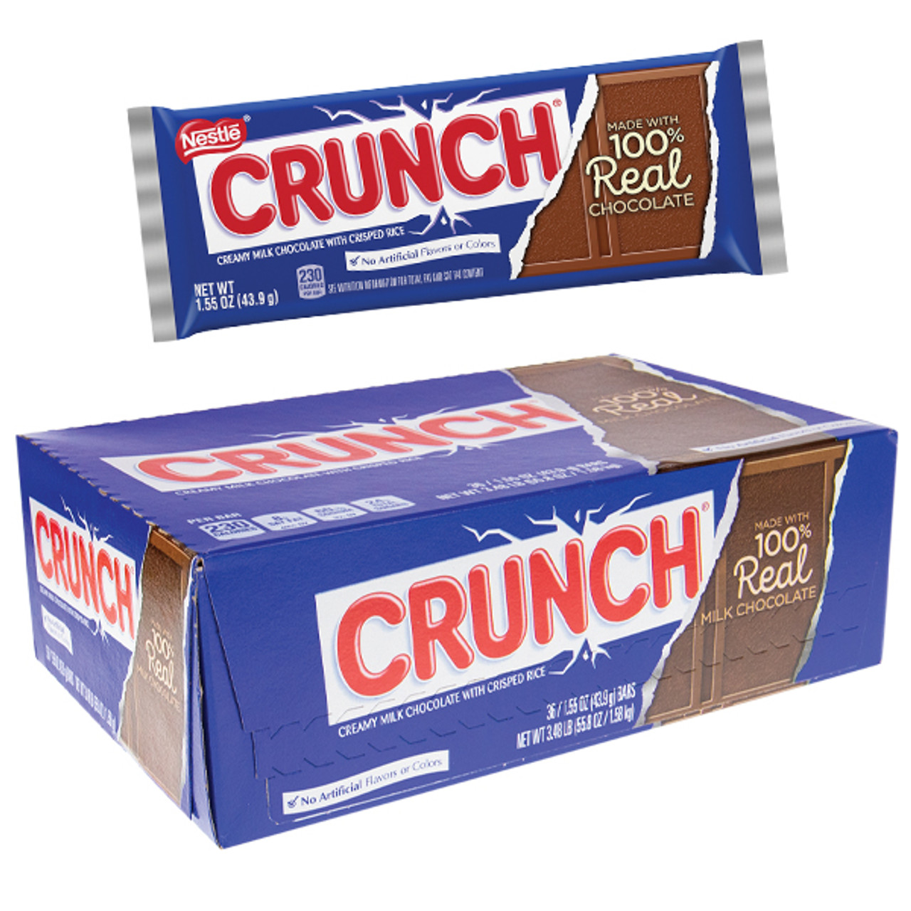 Crunch Milk Chocolate Candy Bar 1.55 oz.