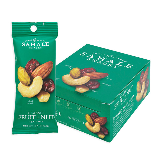 Sahale Snacks Classic Fruit and Nut Trail Mix 9ct Display Box