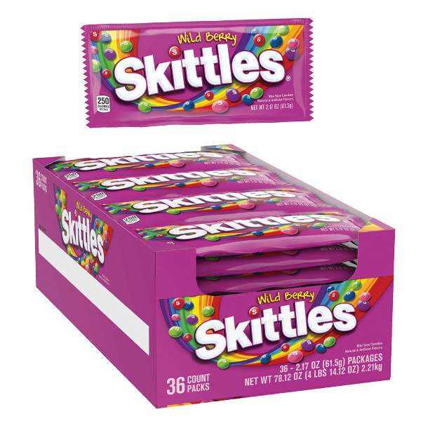 Skittles Wild Berry Candies 36ct Display Box