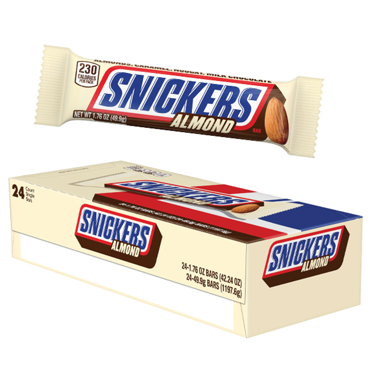 Snickers 2 To Go King Size Candy Bars: 24-Piece Box