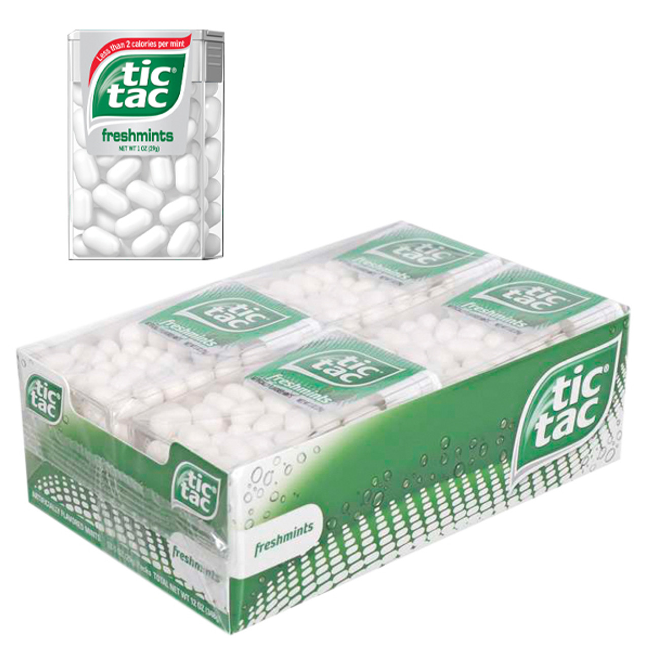 Tic Tac Mints, Freshmints, 12 Pack - 12 pack, 1 oz packs